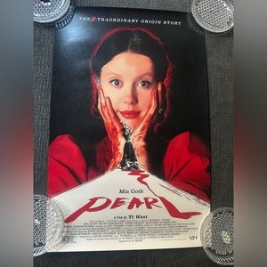 Pearl Mia Goth 11x17 poster A24 Films